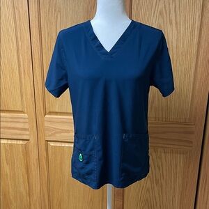 Carhartt Women’s Navy Short Sleeve Scrub Top